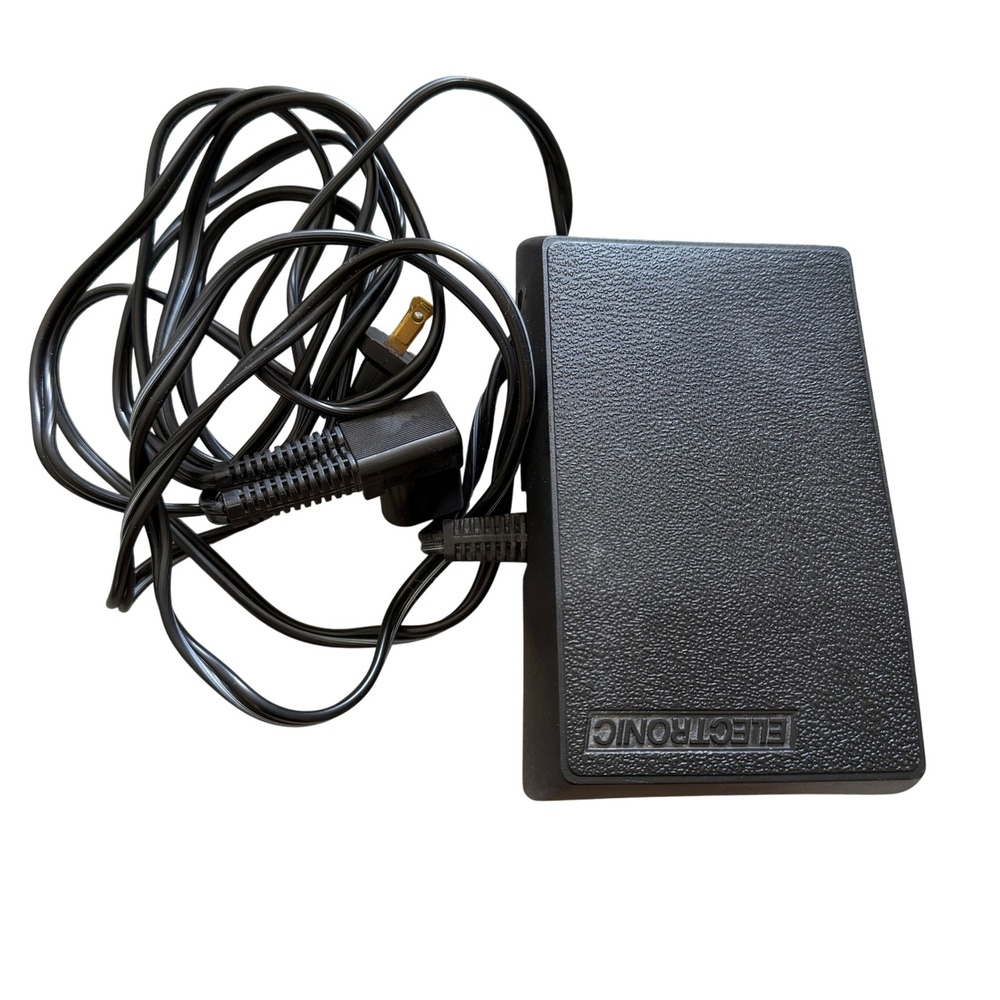 Original Singer Foot Pedal Power Cord Black Excellent 362095-001 Singer 3343